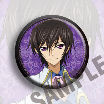 58MM CODE GEASS Lelouch of the Rebellion cartoon Badge Icon Brooch